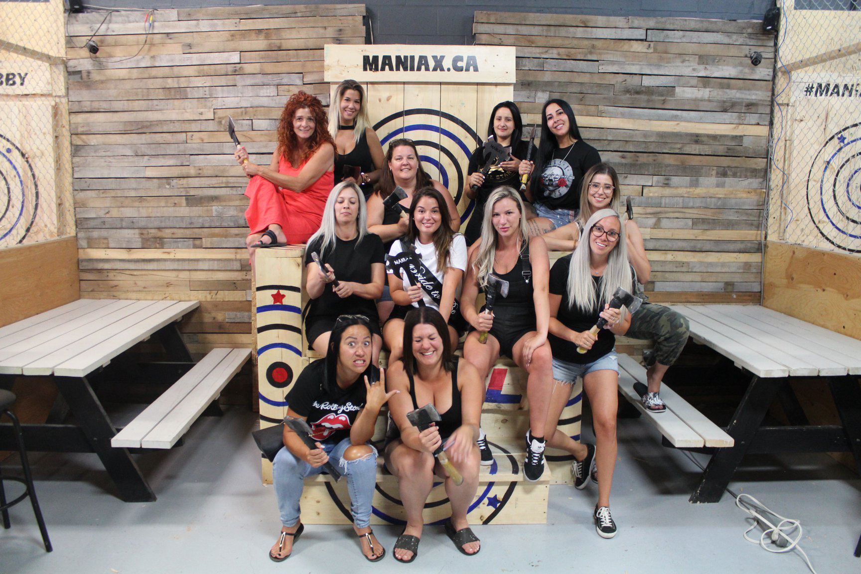 Maniax laval / Lancer de haches / Party bachelorette