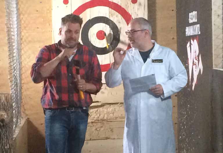 Maniax Laval / Axe Throwing / Stephane Bellavance & Alain Gagnon