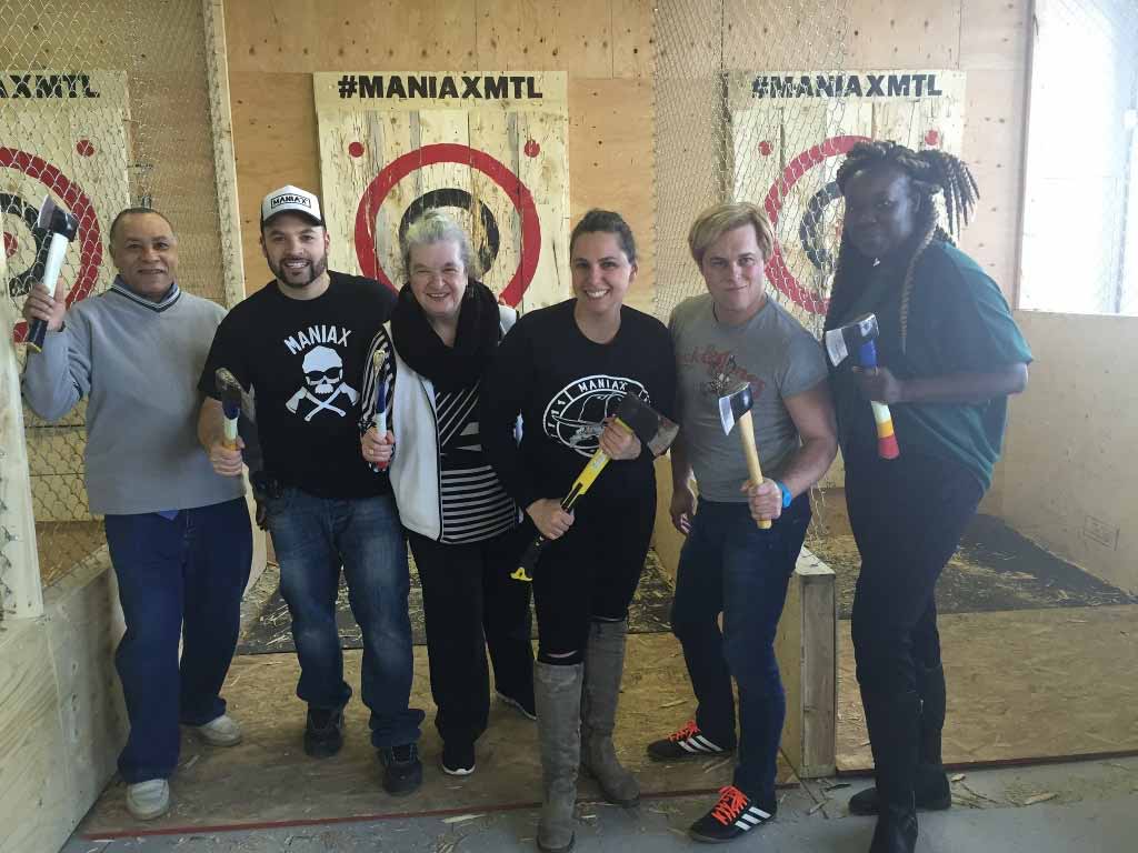 Maniax Laval / Axe Throwing / Alex Perron