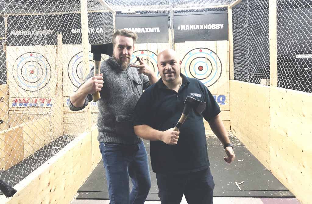 Maniax Laval / Axe Throwing / Jo Clé