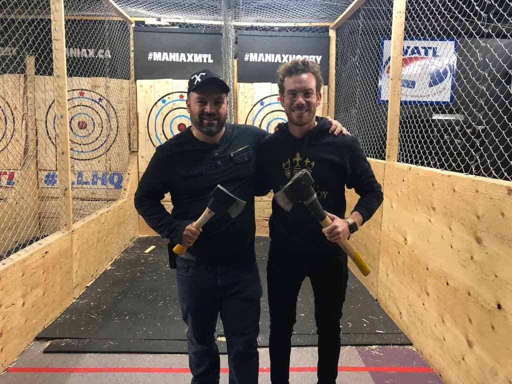 Maniax Laval / Axe Throwing / Alexandre Bisaillon